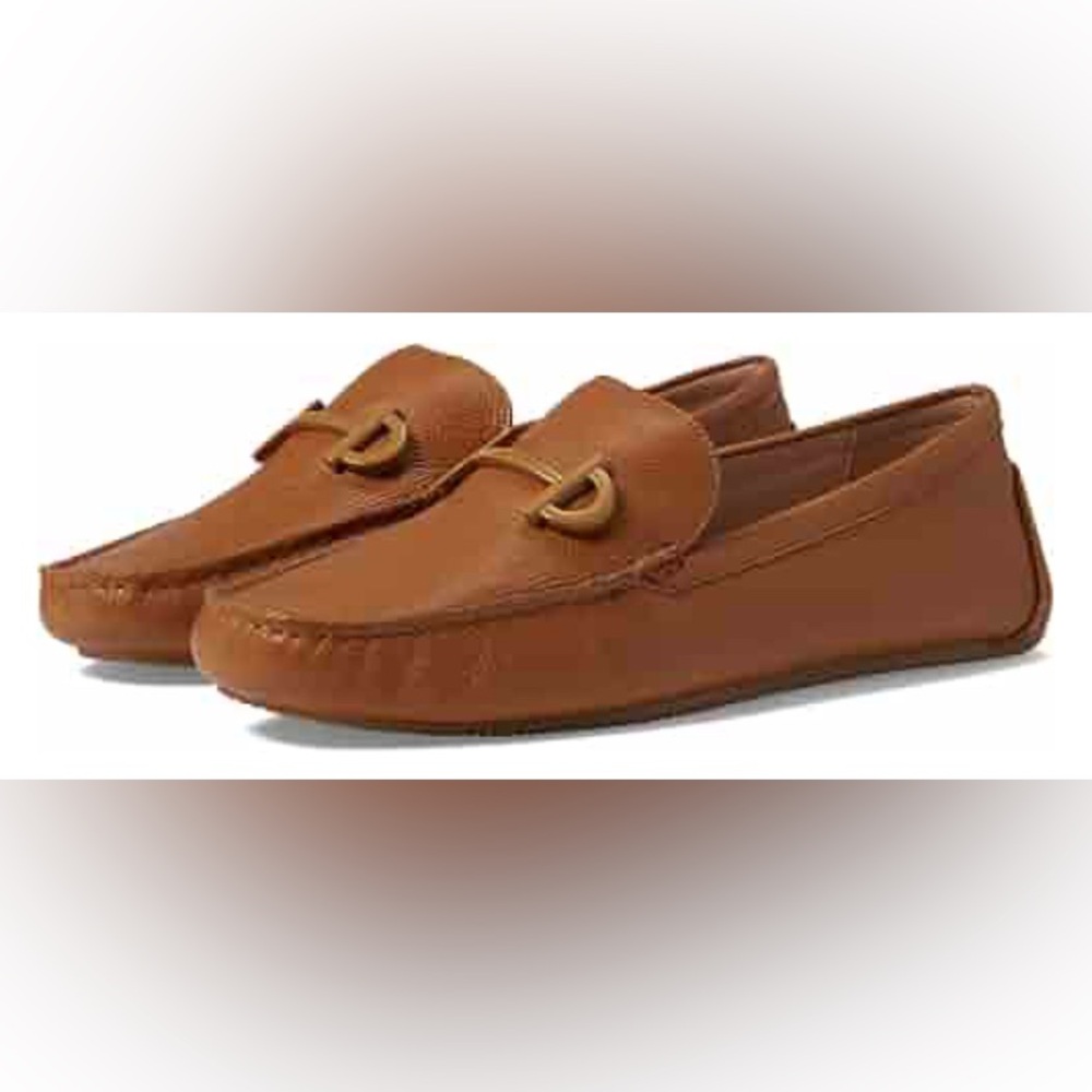 Cole Haan Tully Driver Shoe Loafer in Pecan Leather